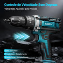 PARAFUSADEIRA E FURADEIRA 48V — KIT COM 2 BATERIAS, ALTA PERFORMANCE