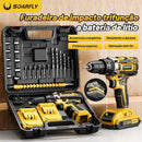 PARAFUSADEIRA E FURADEIRA 48V — KIT COM 2 BATERIAS, ALTA PERFORMANCE