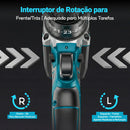 PARAFUSADEIRA E FURADEIRA 48V — KIT COM 2 BATERIAS, ALTA PERFORMANCE